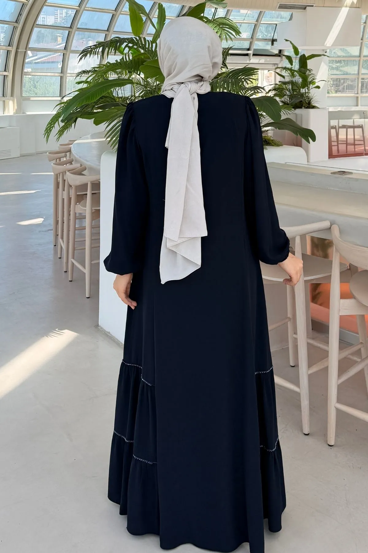 Fırfır Detaylı Rabia Ferace 712 - laci