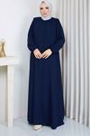 Leopar Şerit Detaylı Fermuarlı Ferace 1096 – Siyah